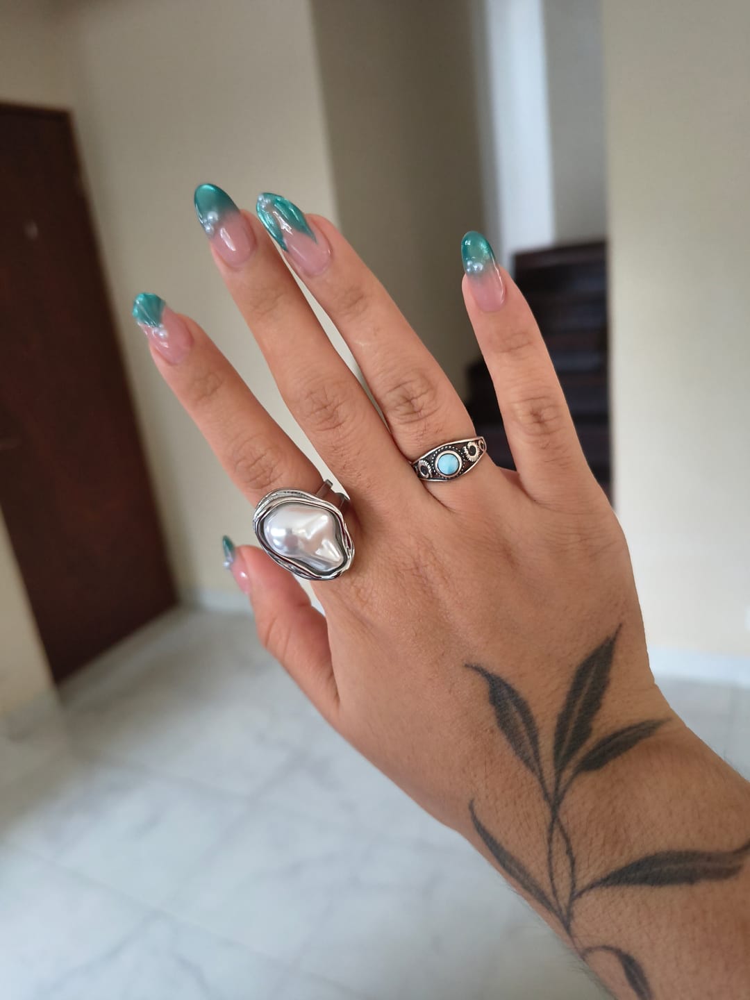 Customer photo review of Anillo Ajustable Renna Plata
