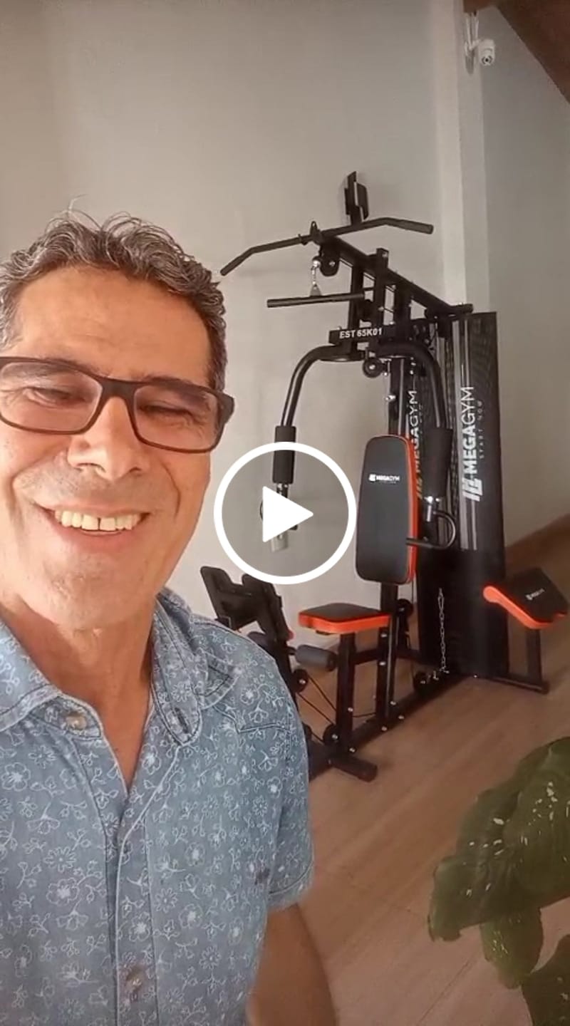 Customer video review of Estação de Musculação Multifuncional UrbanFit 65k