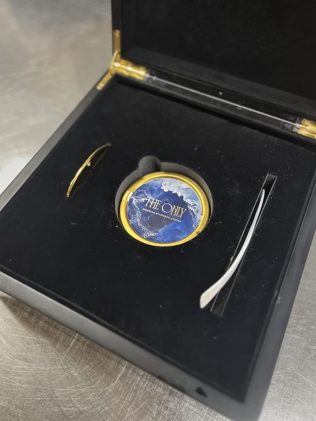 Customer photo review of Siberian Sturgeon Caviar