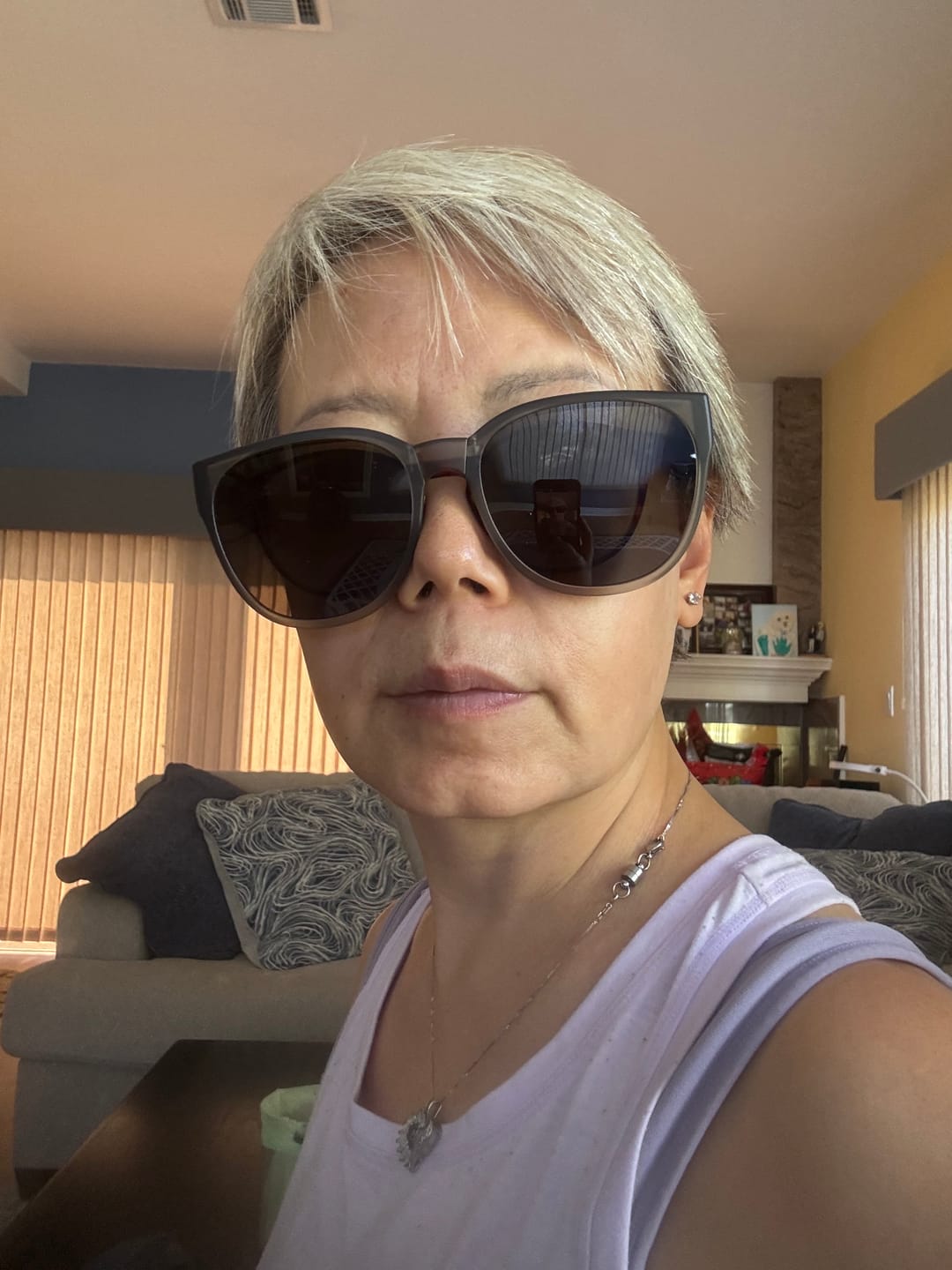 Customer photo review of Boston Frame Prescription Fit-Over Sunglasses UV 400 FD011/FD497