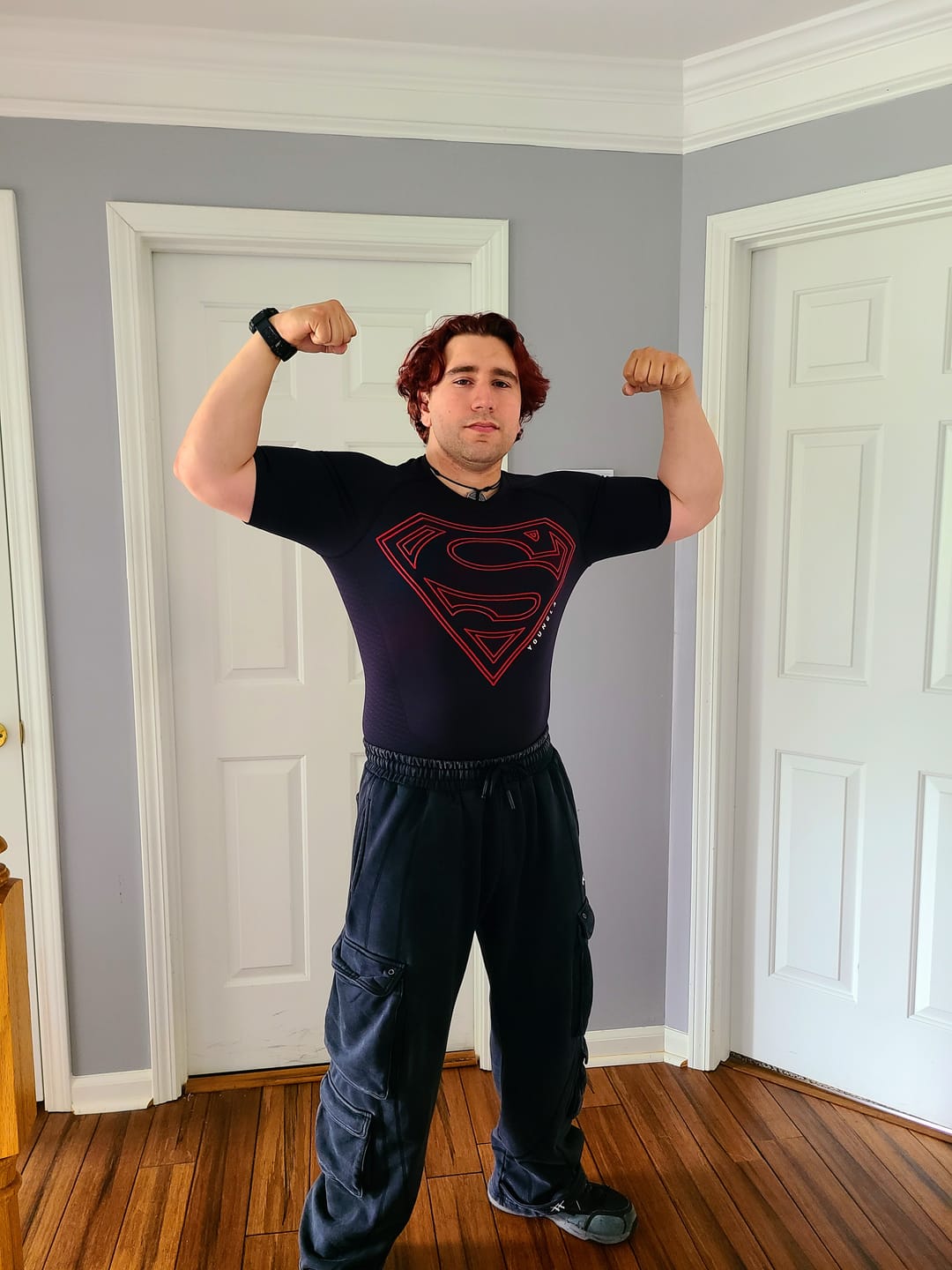 Customer photo review of 4117 - Superman Compression Tees