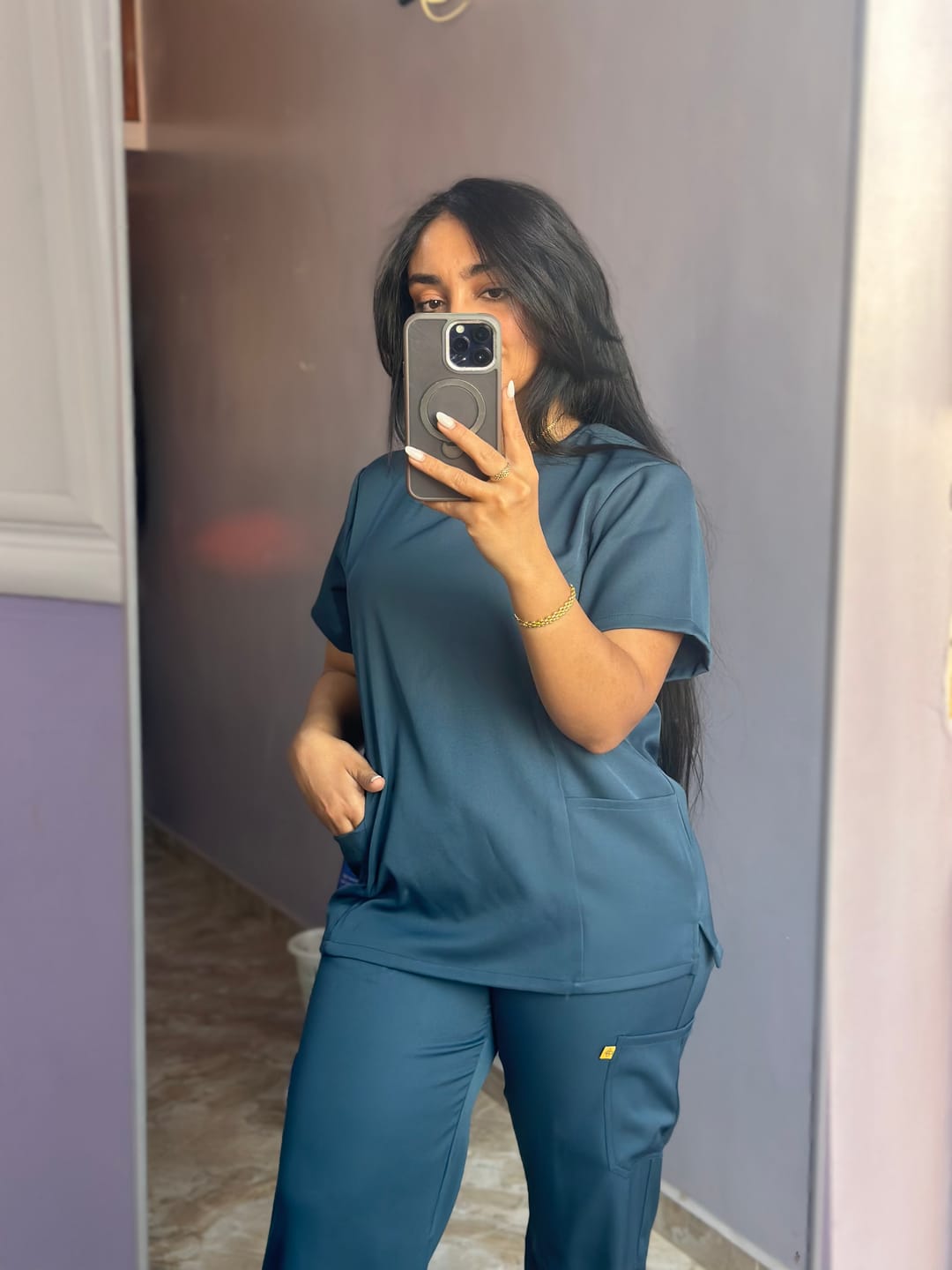 Customer photo review of Pyjama de bloc - Stretch Wide Leg