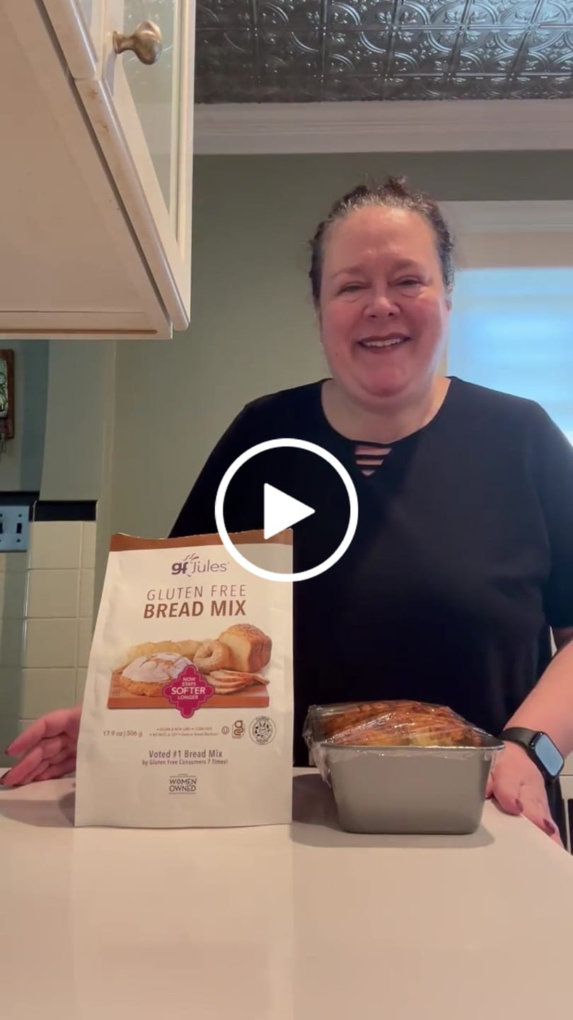 Customer video review of gfJules Gluten Free Bread Mix