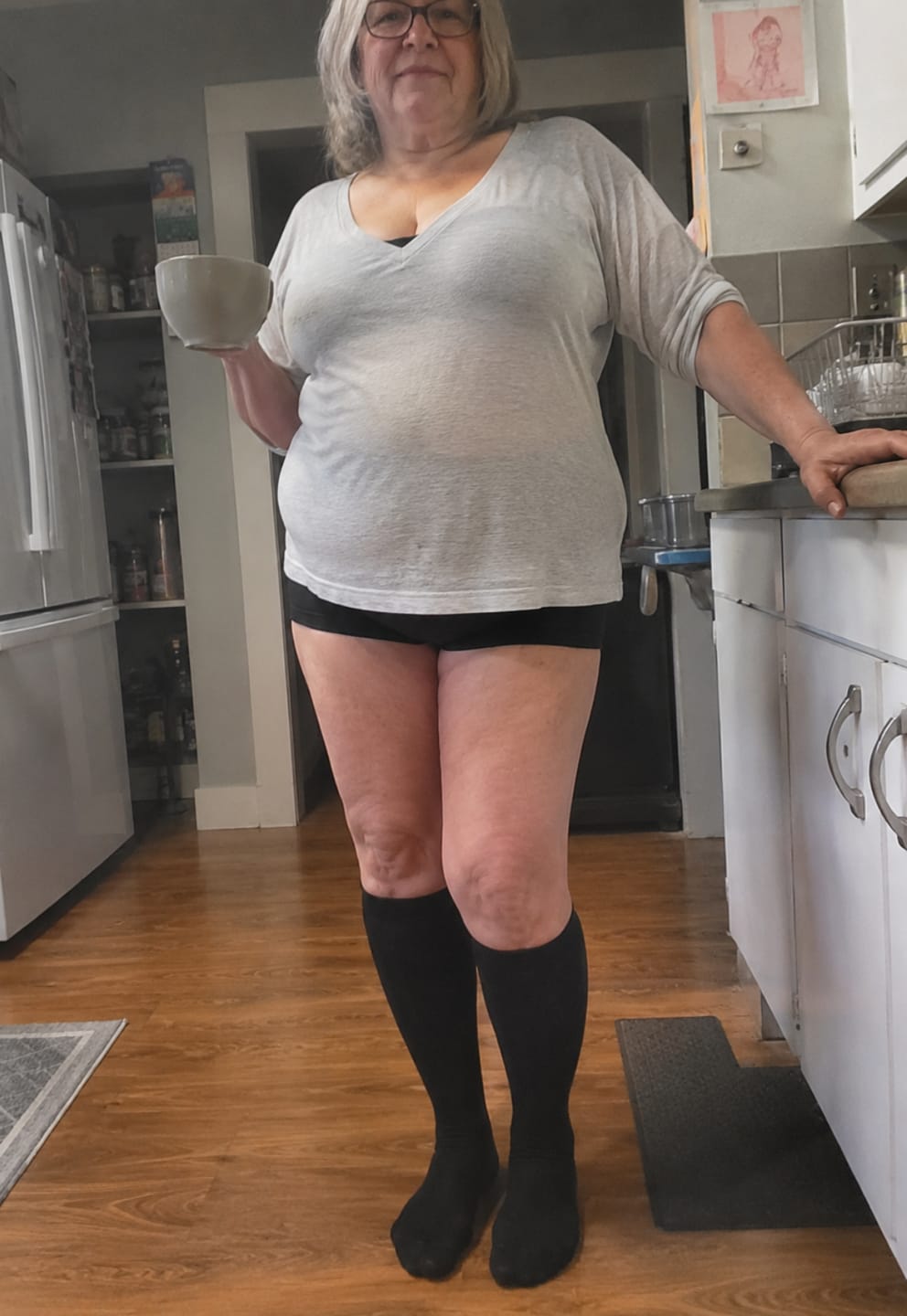Customer photo review of PureCompress™ Everyday Bamboo Compression Socks