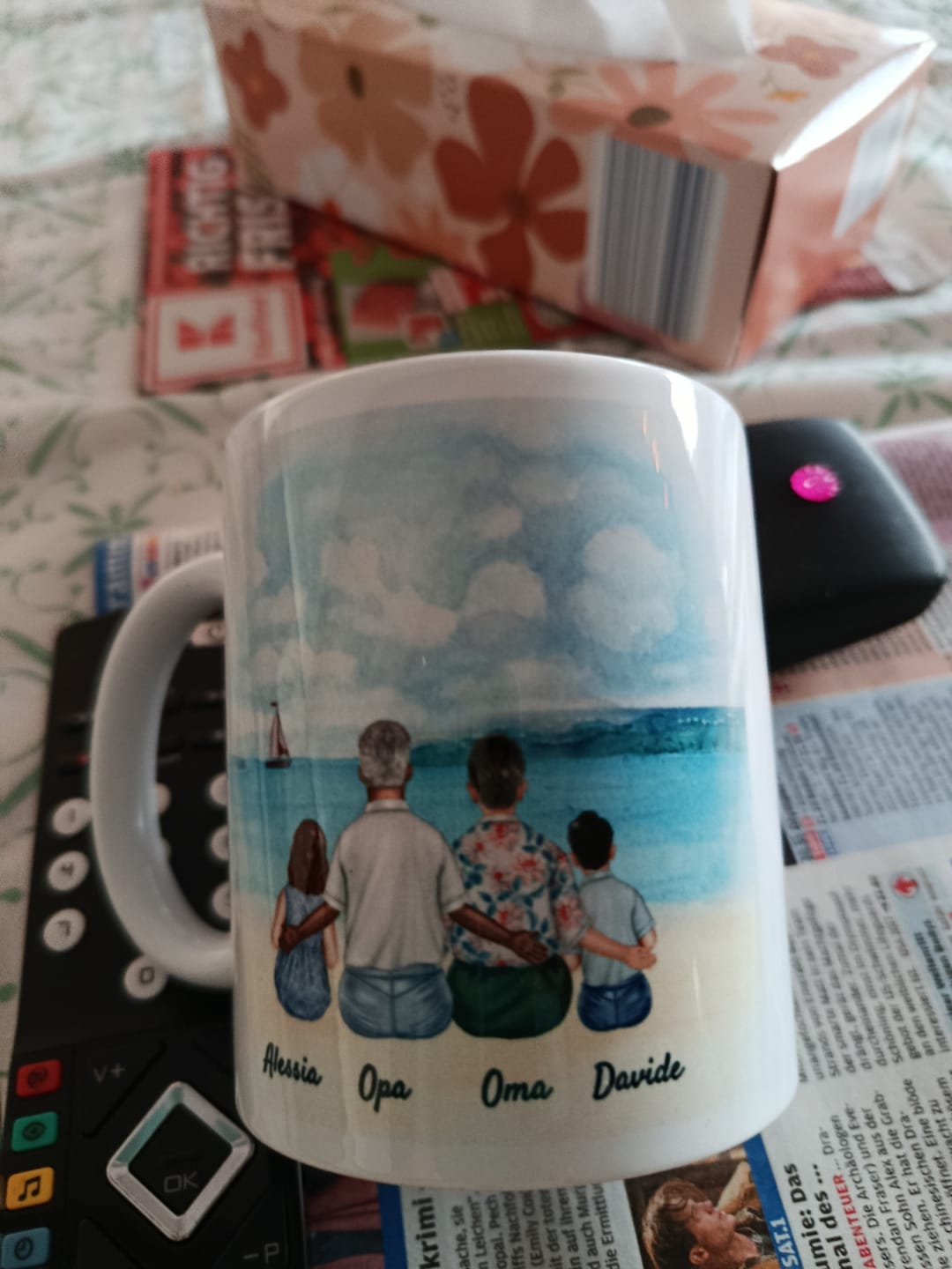 Customer photo review of Mein Haustier - Personalisierte Foto-Tasse