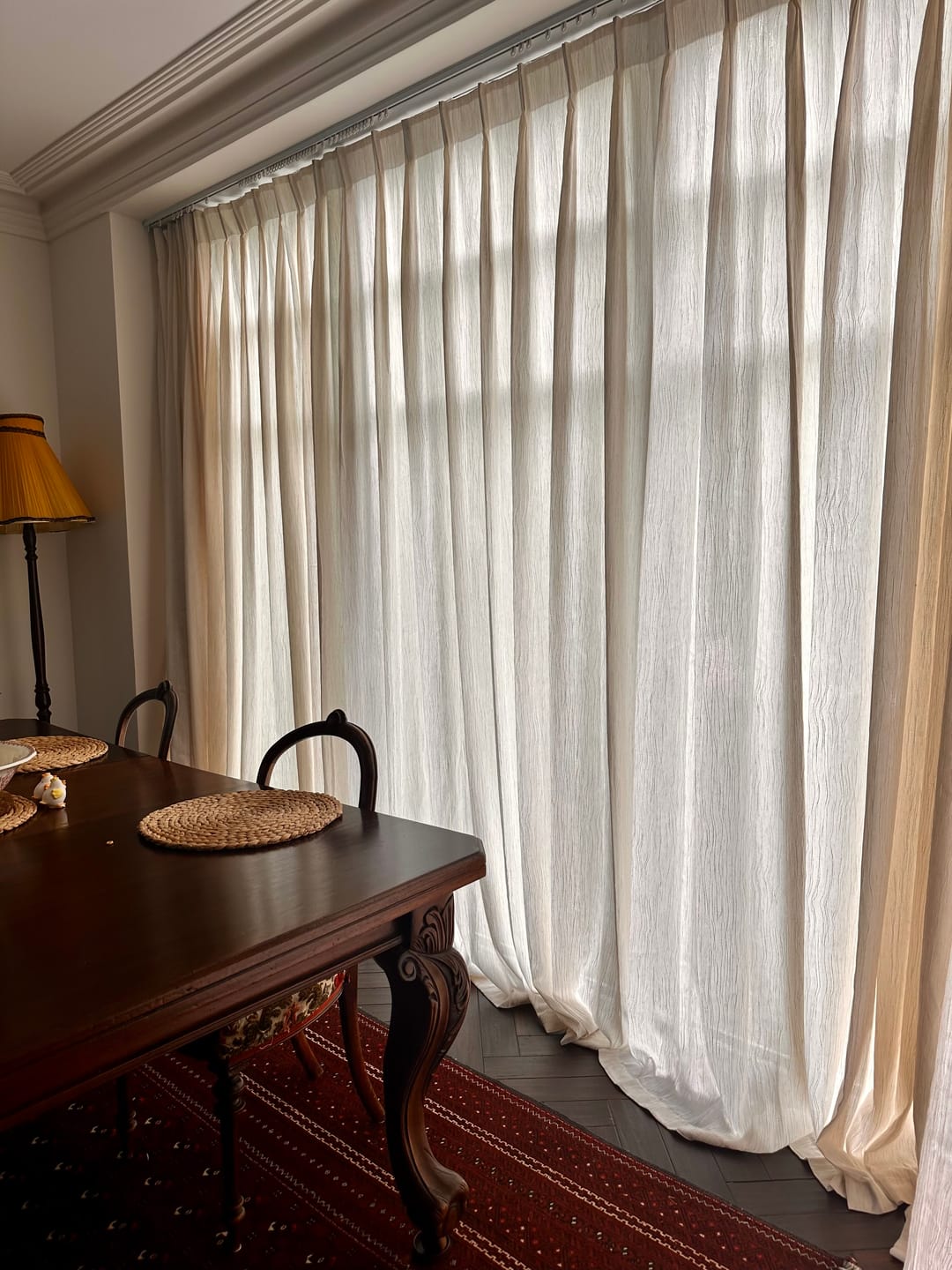 Customer photo review of June Sheer Linen Curtains