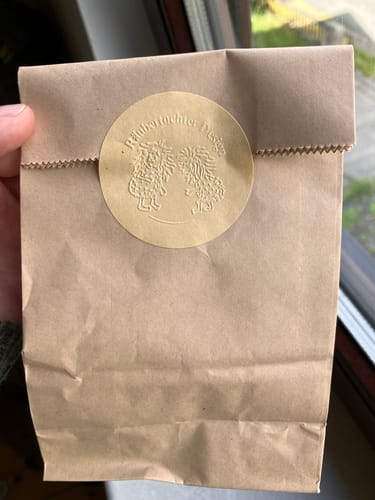 Customer photo review of Klebeetiketten für Prägungen