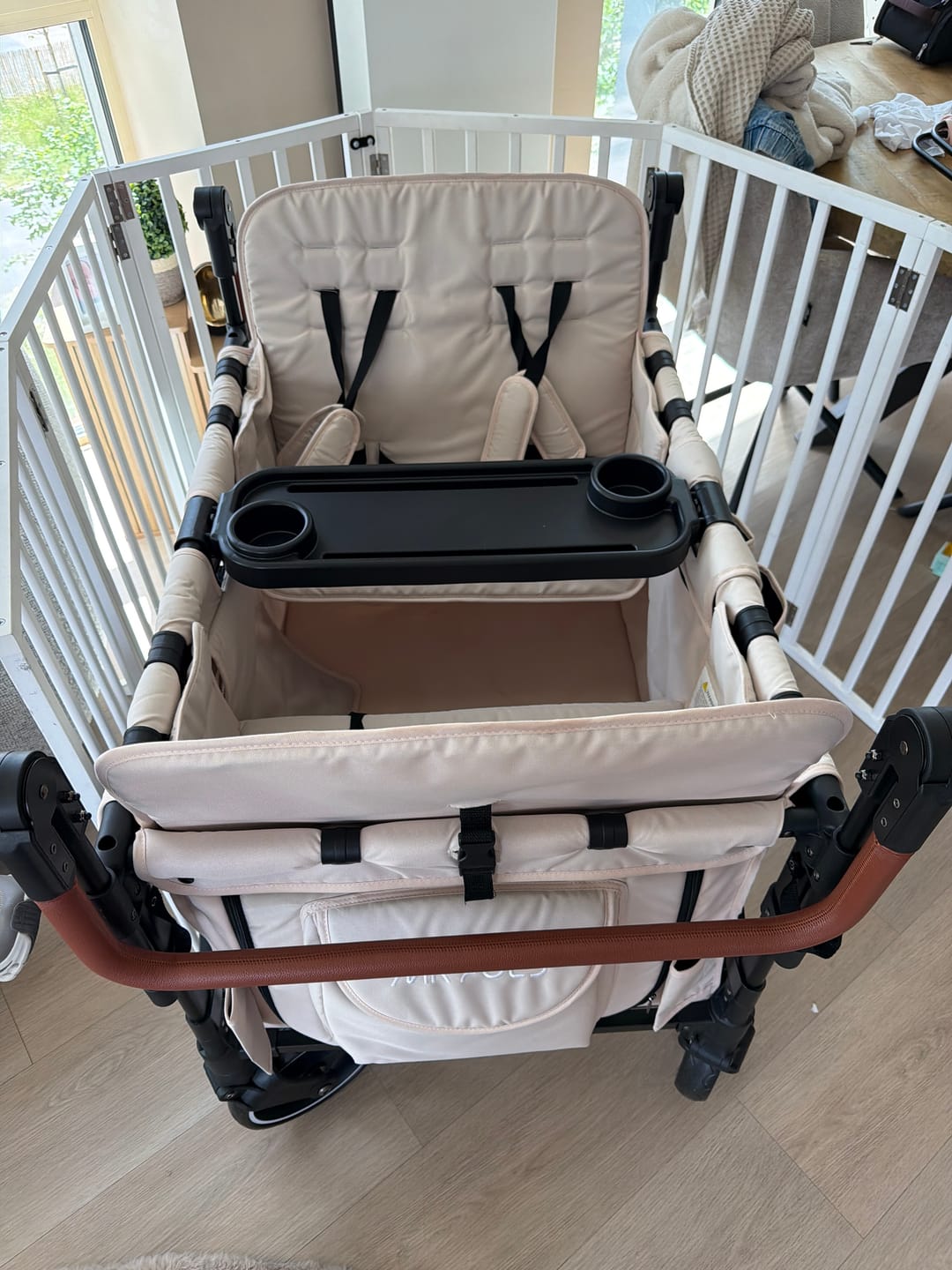 Customer photo review of P-Series Luxe 4-zits kinderkar
