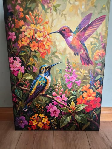 Customer photo review of Hummingbird Blossom Serenade (80 Colors)