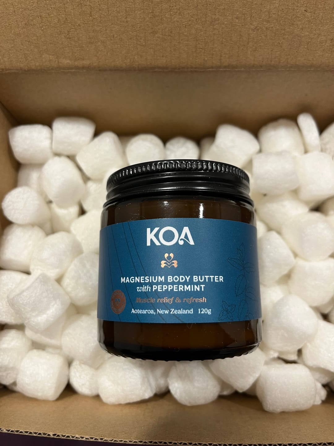 Customer photo review of Mini Magnesium Body Butter with Lavender