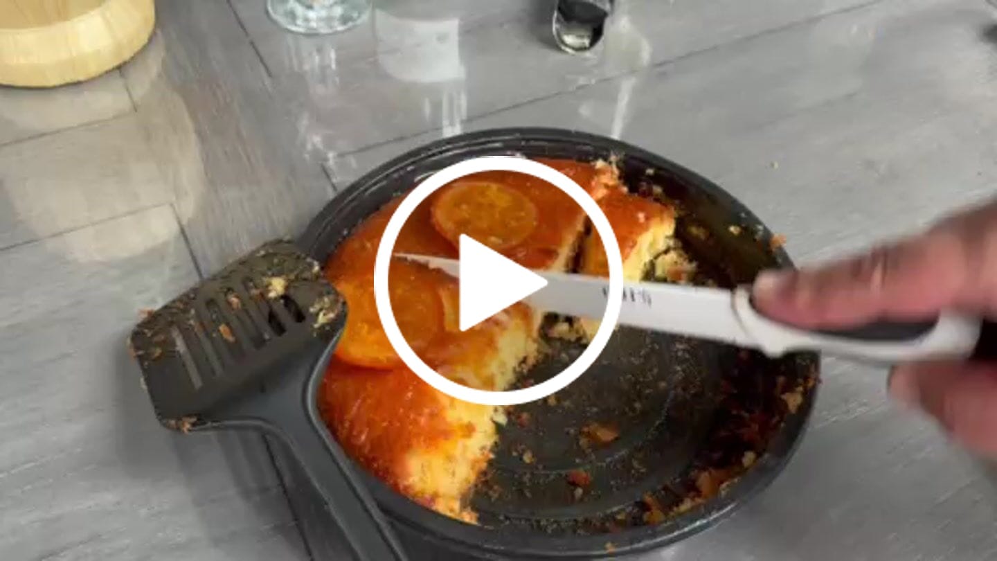 Customer video review of Traditional Greek Portokalopita – Fresh Orange Syrup Cake – 1200g
