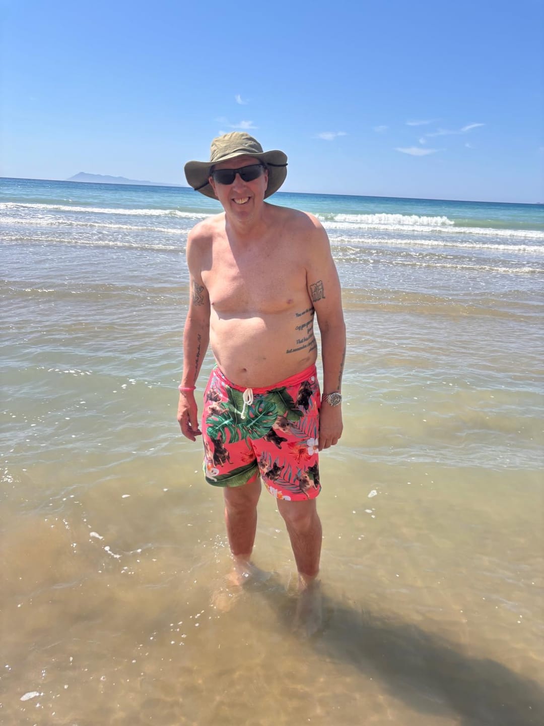 Customer photo review of Your photo - Personalised Swim Shorts