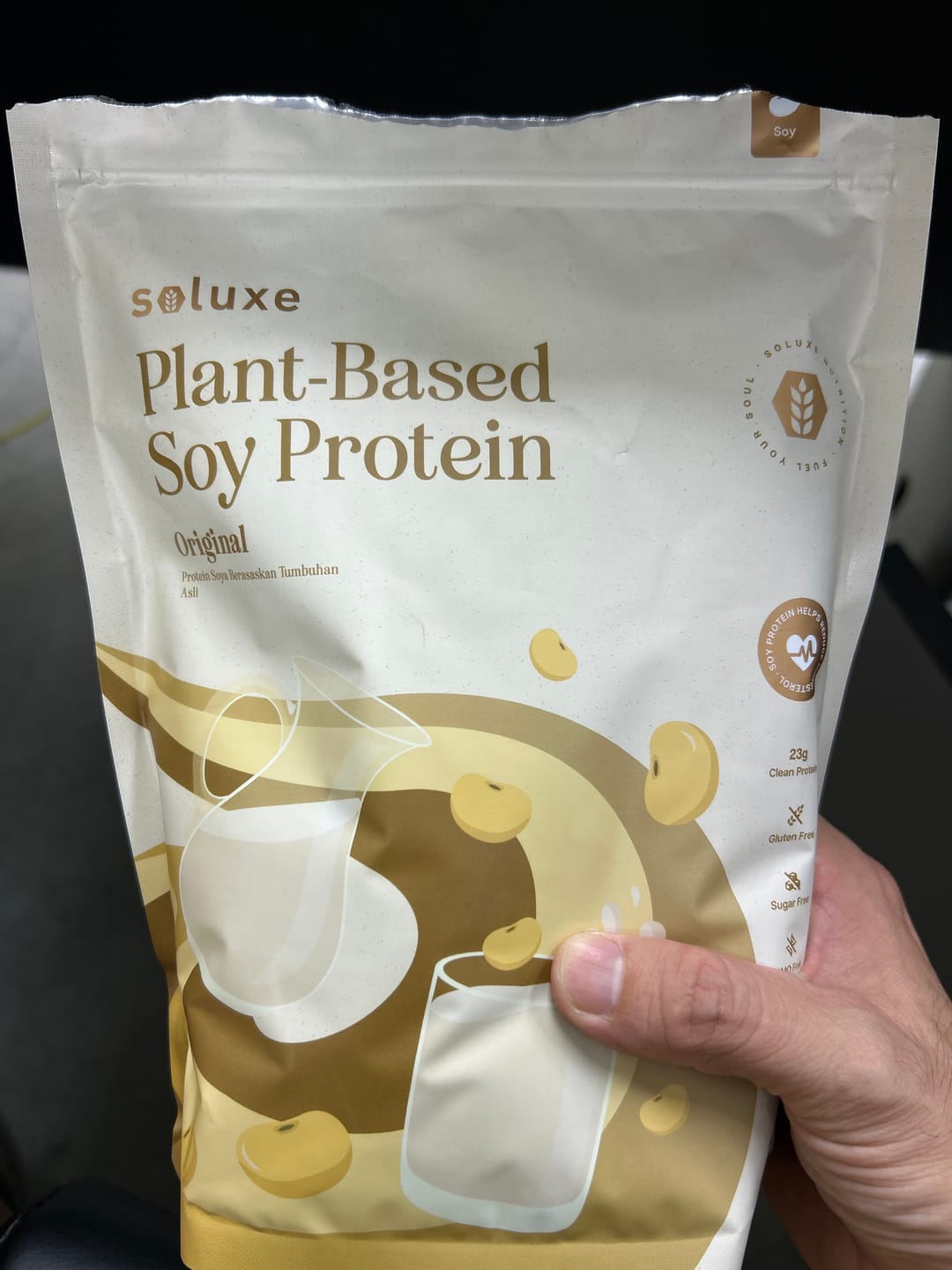 Customer photo review of Soy Protein Isolate - Original Unflavoured