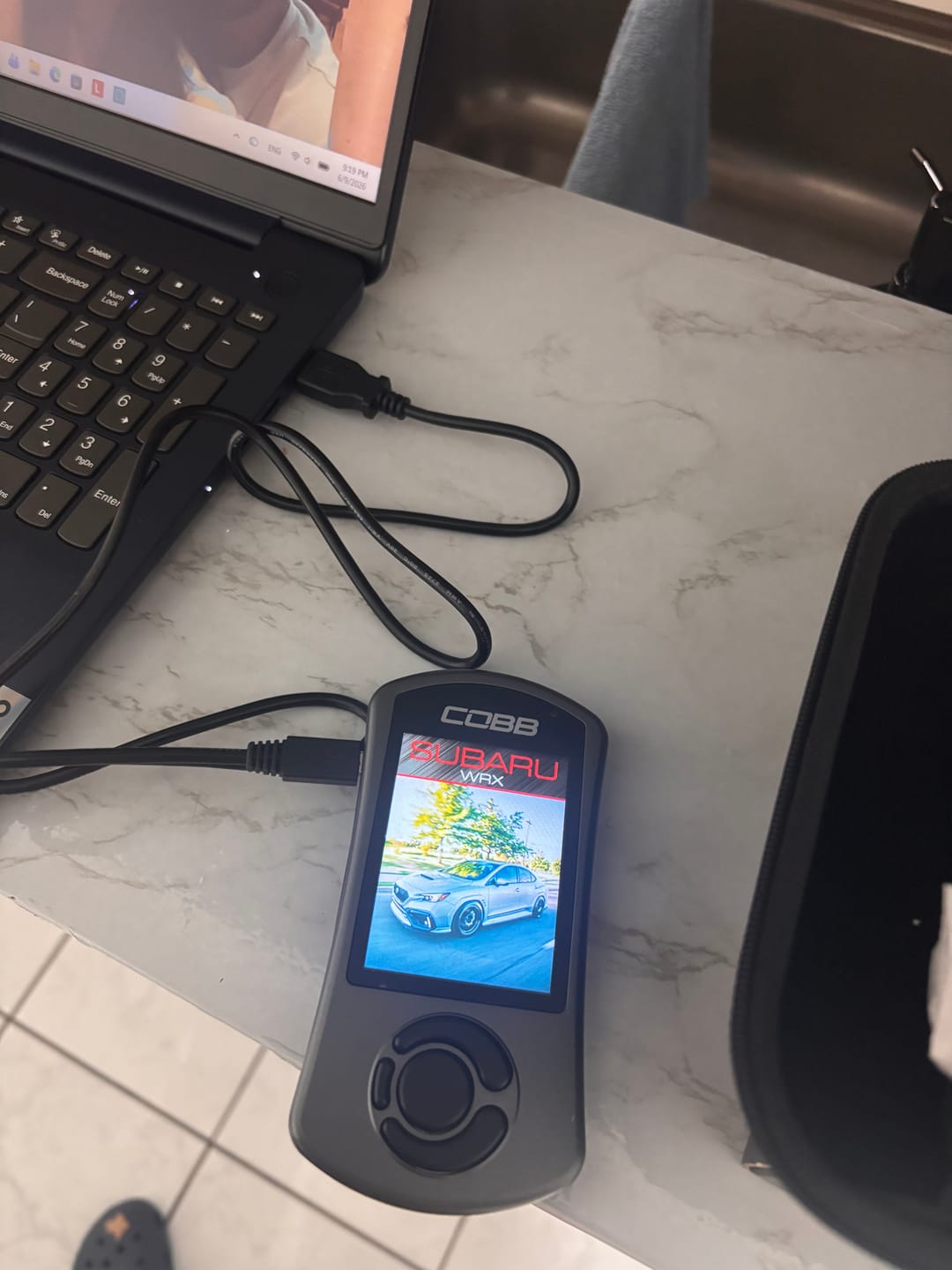 Customer photo review of COBB AccessPORT for 2022-2026 WRX
