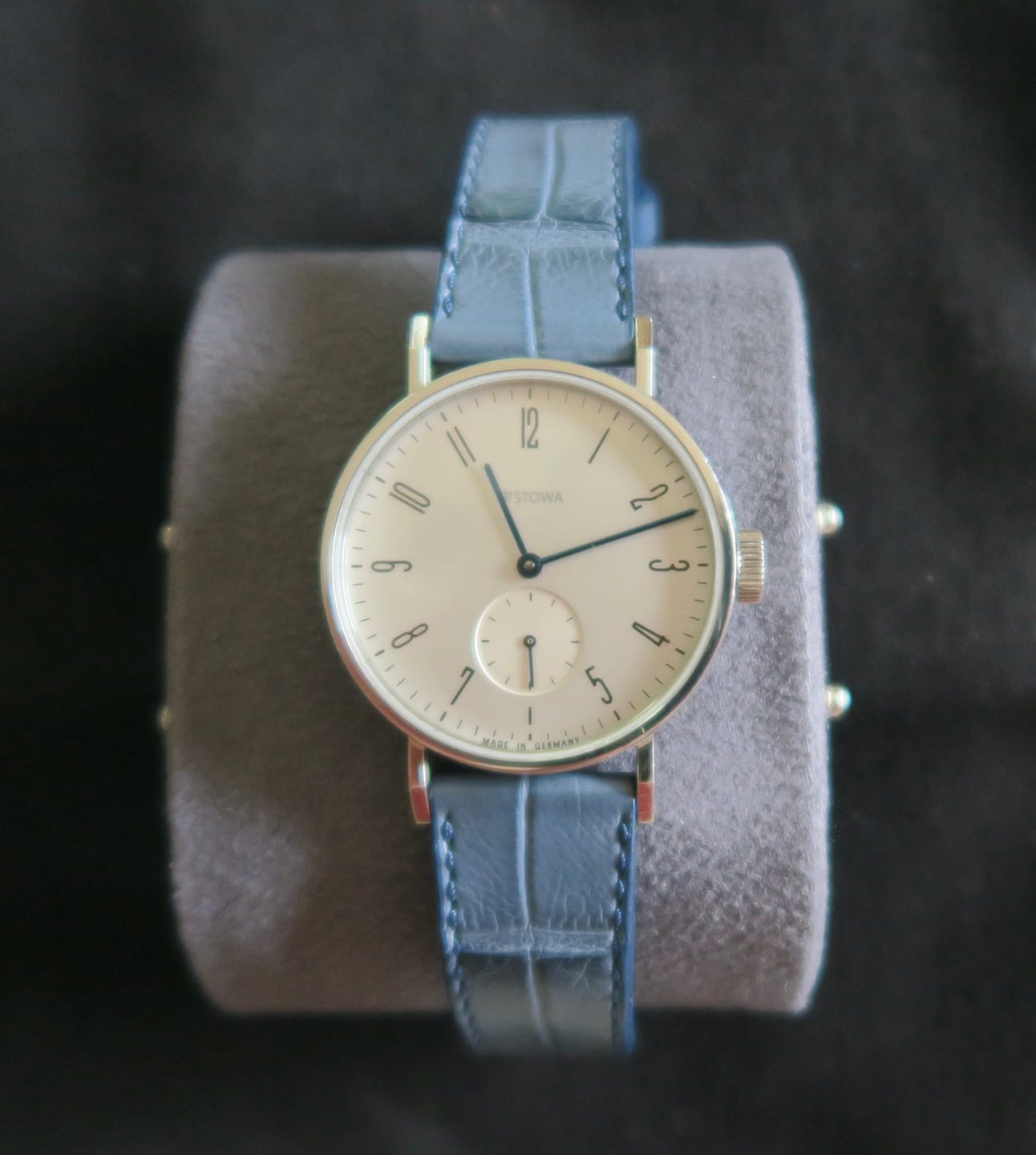 Customer photo review of Matte Sonoma Blue Alligator