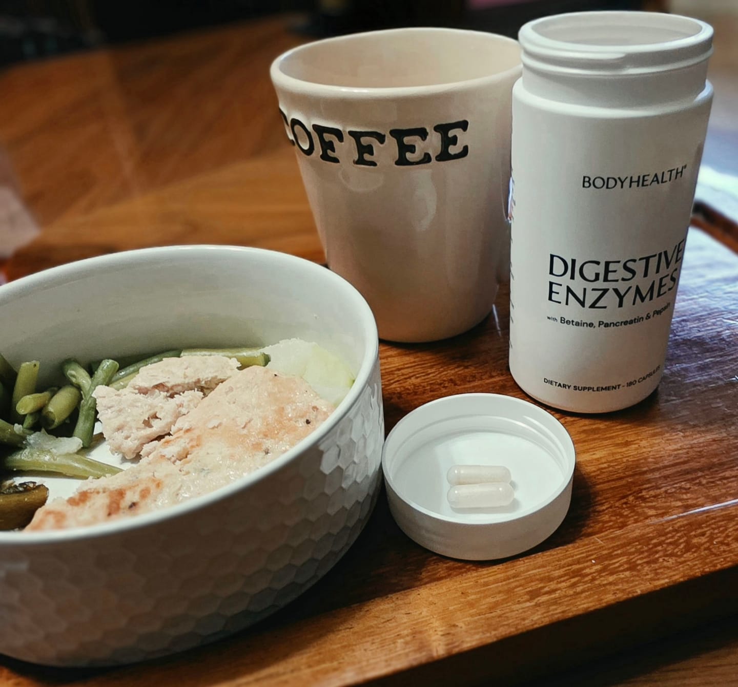 Customer photo review of Enzimas Digestivas - BodyHealth - Full Spectrum - 180 Cápsulas