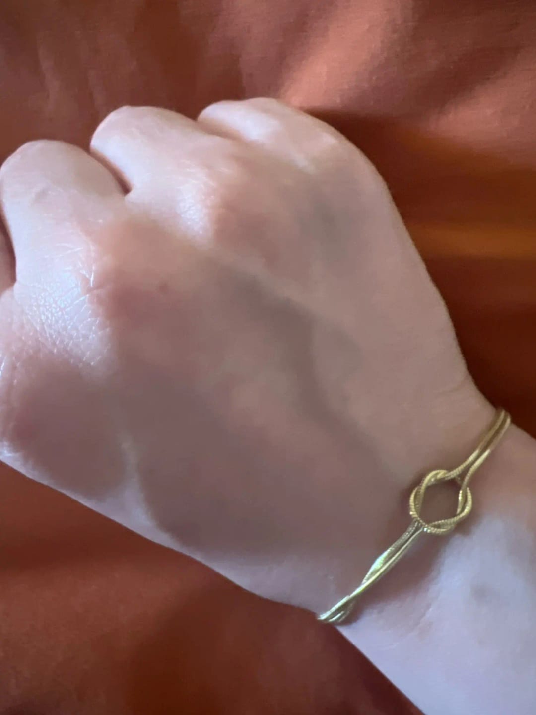 Customer photo review of Forever Knot Bracelet
