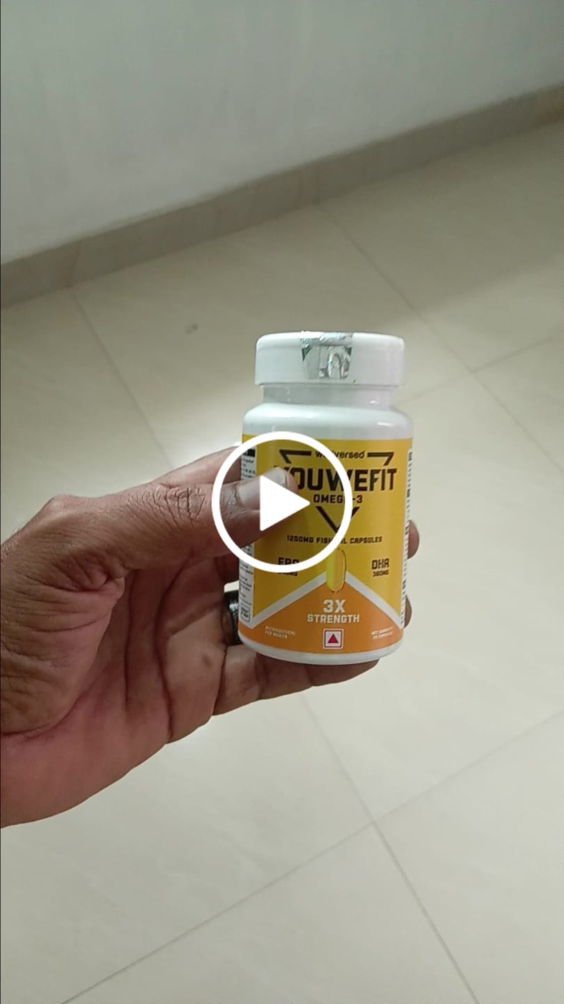 Customer video review of YouWeFit Omega-3 Fish Oil (30 Capsules), 1250mg