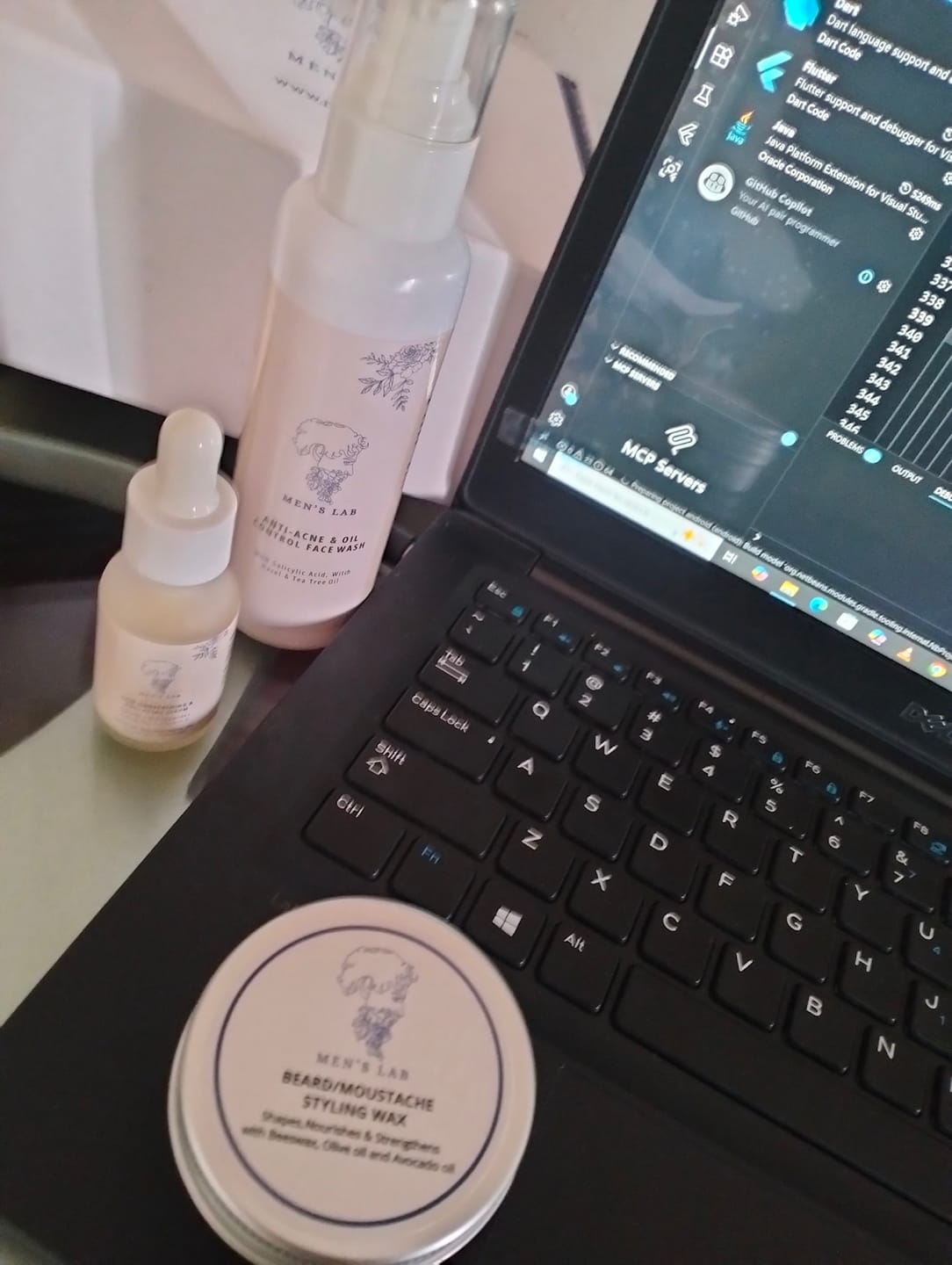 Customer photo review of Beard/Moustache Styling Wax