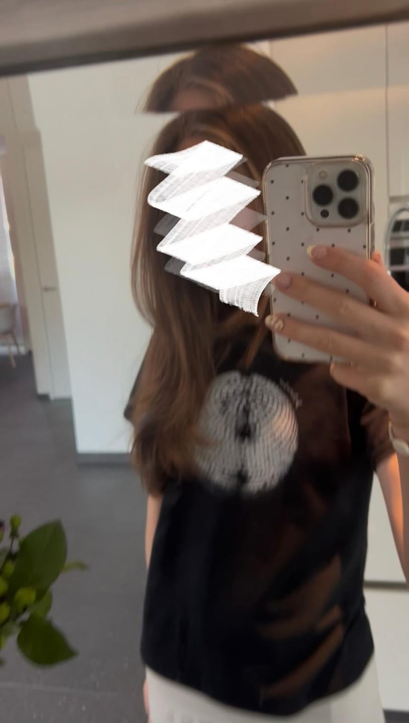 Customer photo review of studio 54 baby tee
