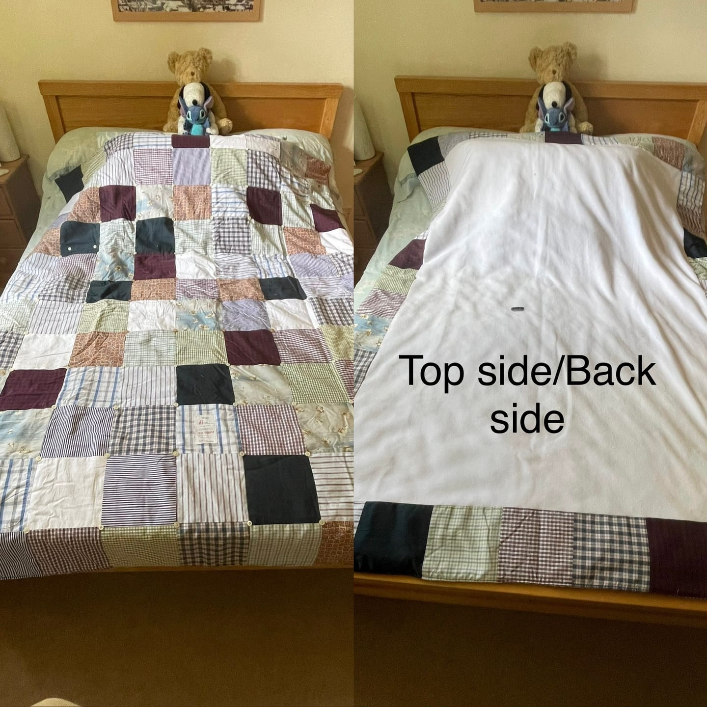 Customer photo review of Plain Anti Pill Polar Fleece Fabric