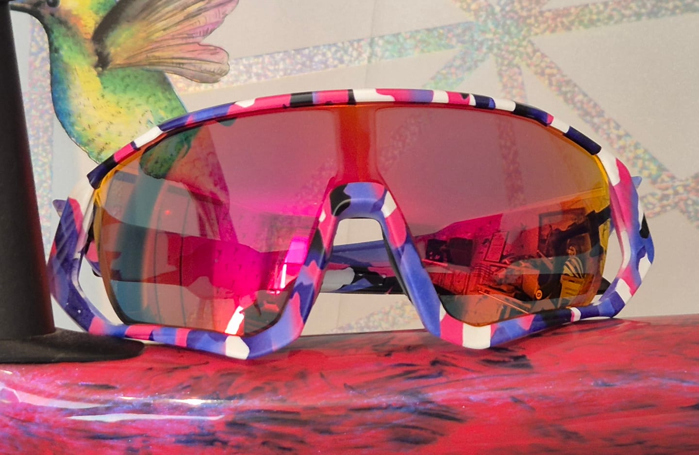 Customer photo review of KE9408 Custom One-Piece Prescription Sunglasses