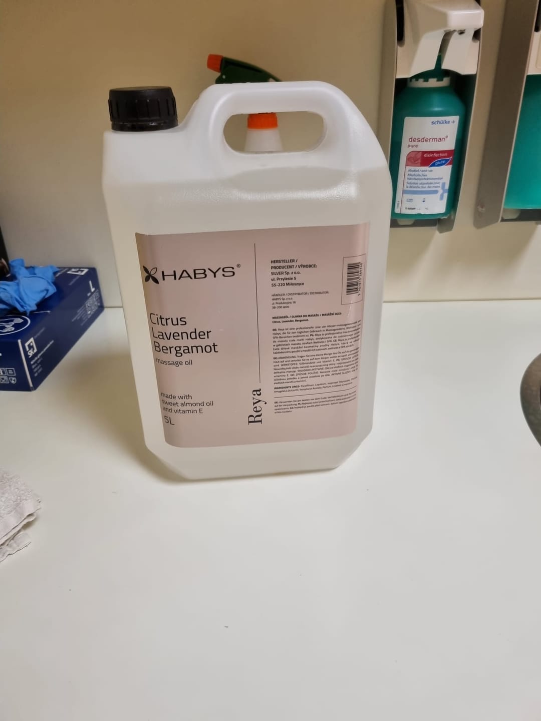 Customer photo review of Massageöl Reya Citrus Lavender Bergamot Habys