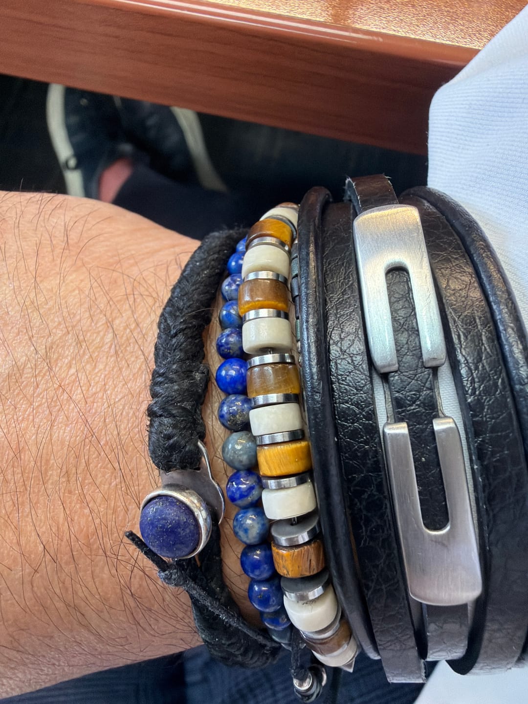 Customer photo review of Lapis Lazuli Bracelet Mini