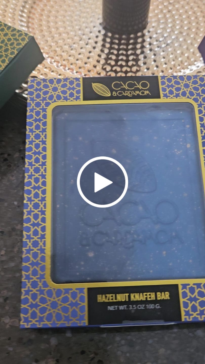 Customer video review of Dubai Knafeh Bar Trio