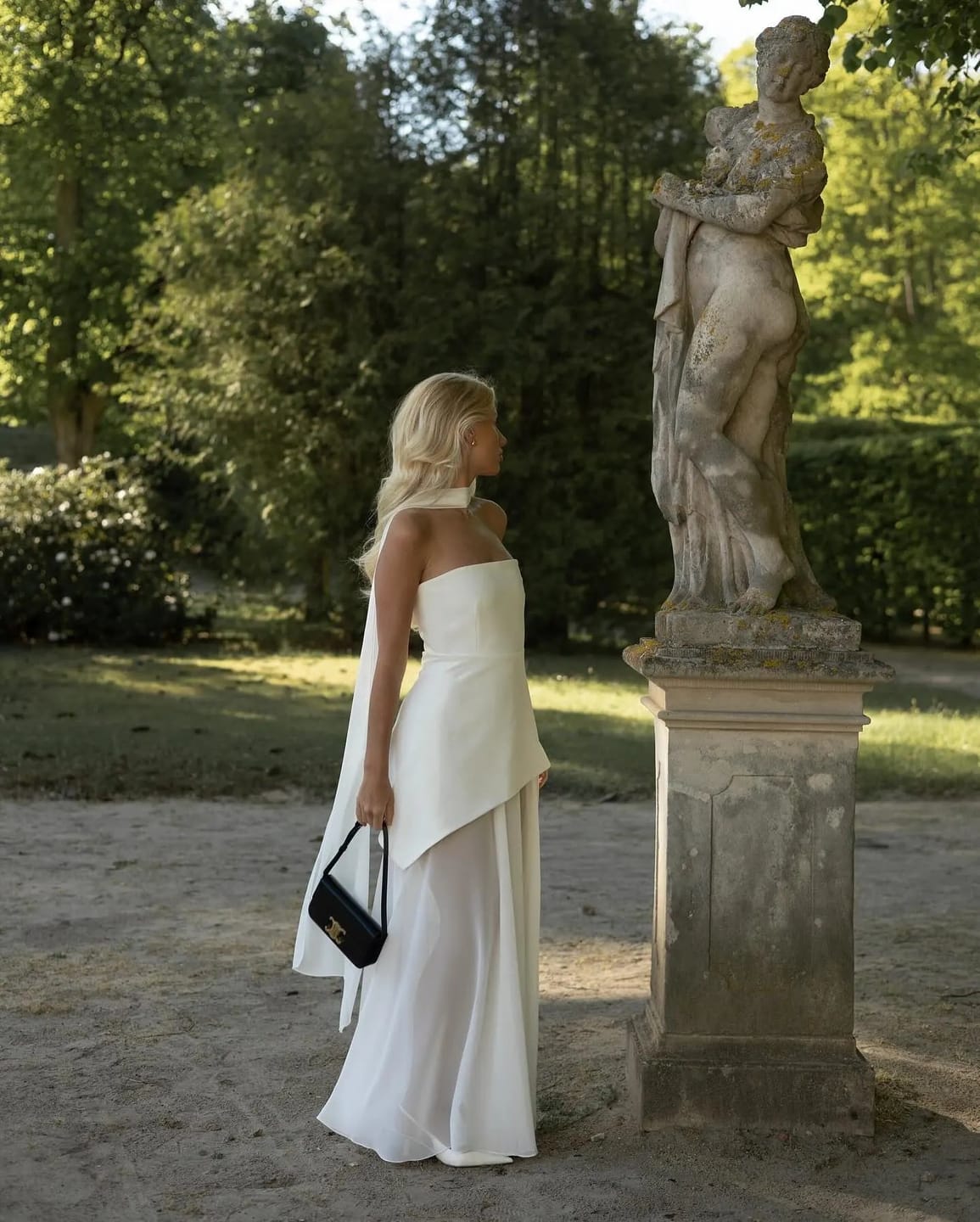 Customer photo review of Astoria Strapless Bodice Maxi Dress