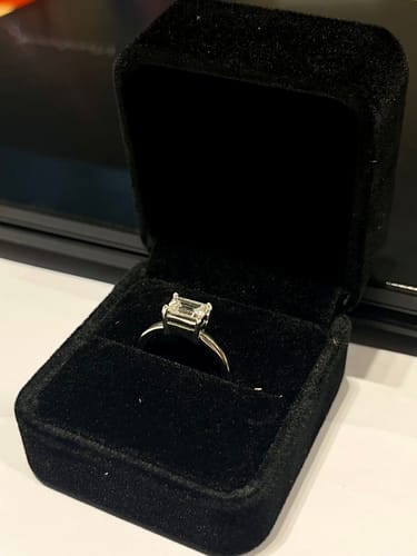 Customer photo review of 1ct Catania Solitaire Engagement Ring