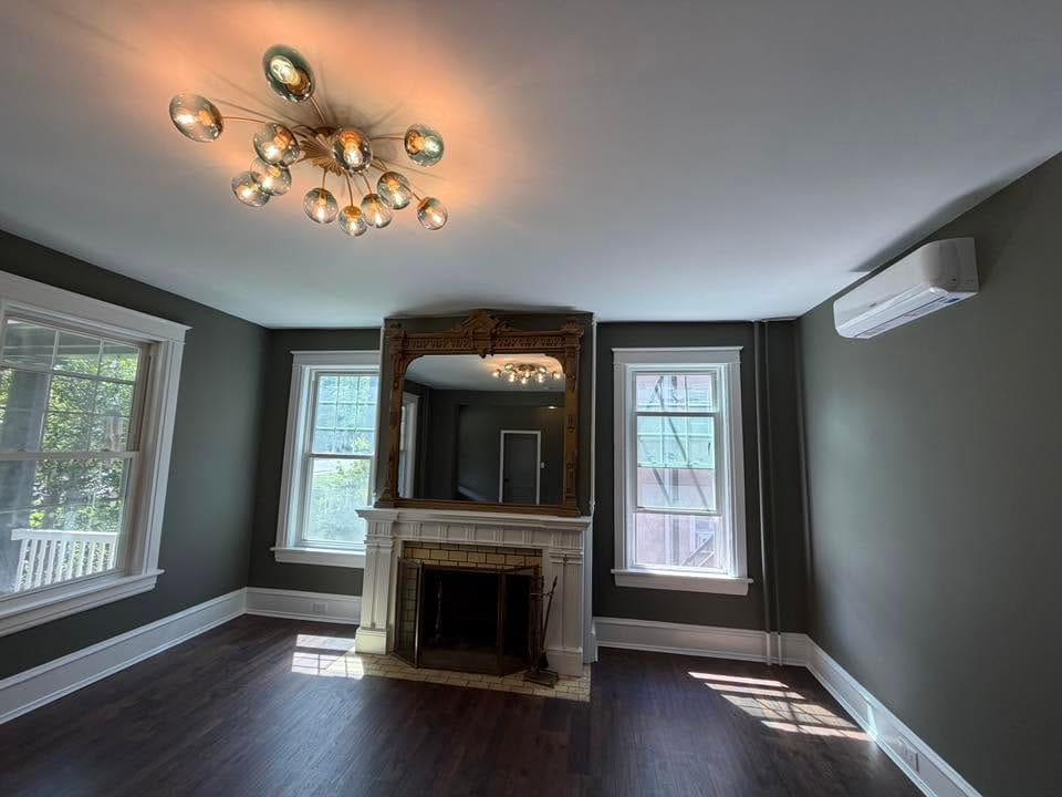 Customer photo review of Glam Bloom 12-Light Blue Glass Bubble Semi Flush Chandelier