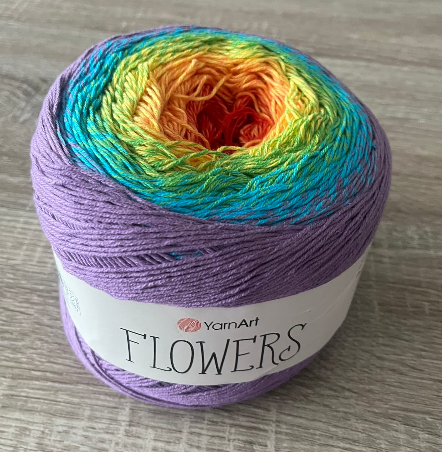 Customer photo review of YarnArt Flowers