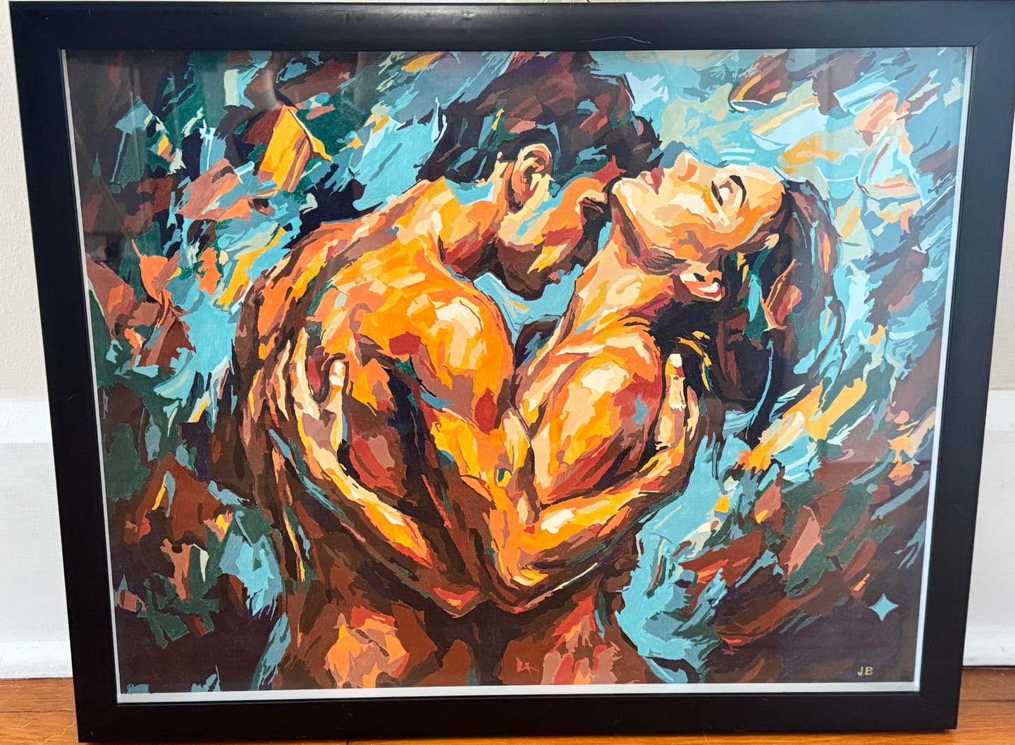 Customer photo review of Entangled | Paint by Number