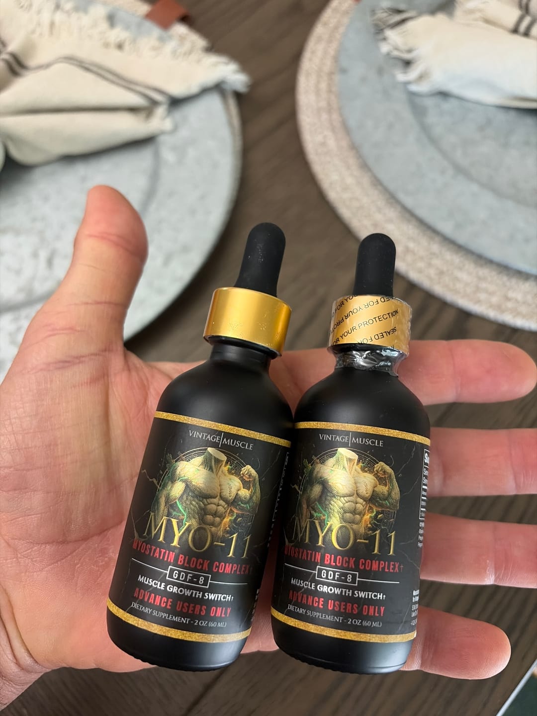 Customer photo review of Myostatin Inhibitor Muscle Builder - MYO-11