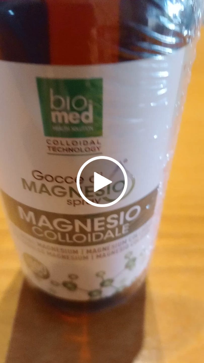 Customer video review of Magnesio colloidale spray sublinguale 1100 ppm - 500 ml