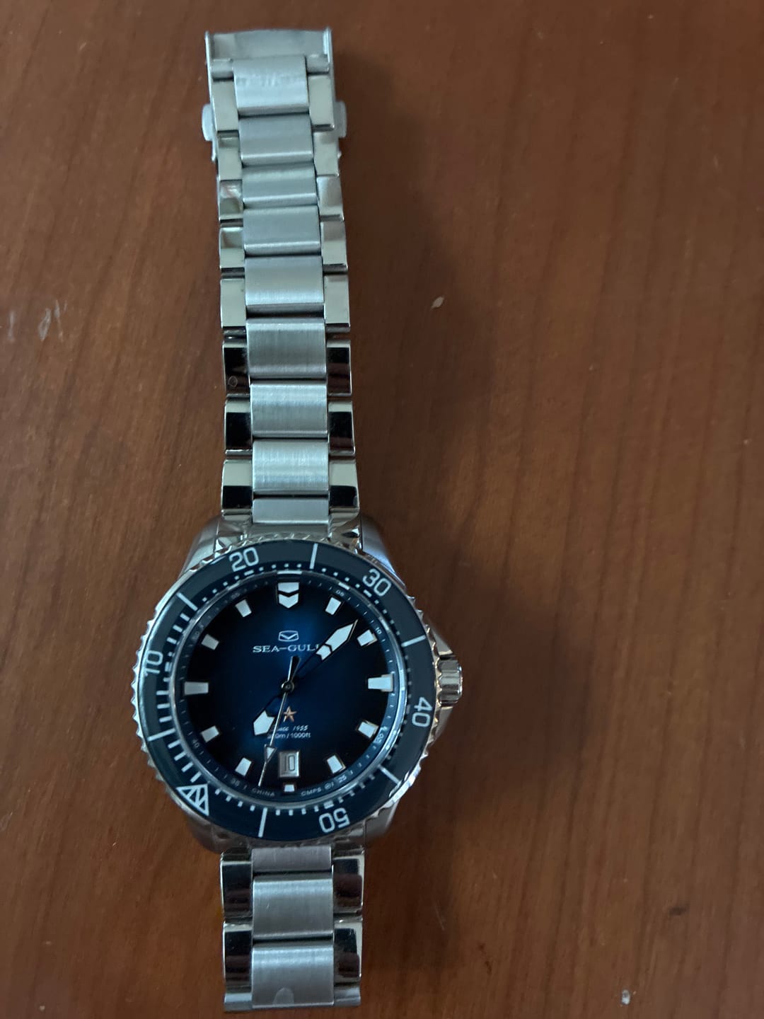 Customer photo review of Ocean Series Pro 300m Waterproof Diving Watch 41mm