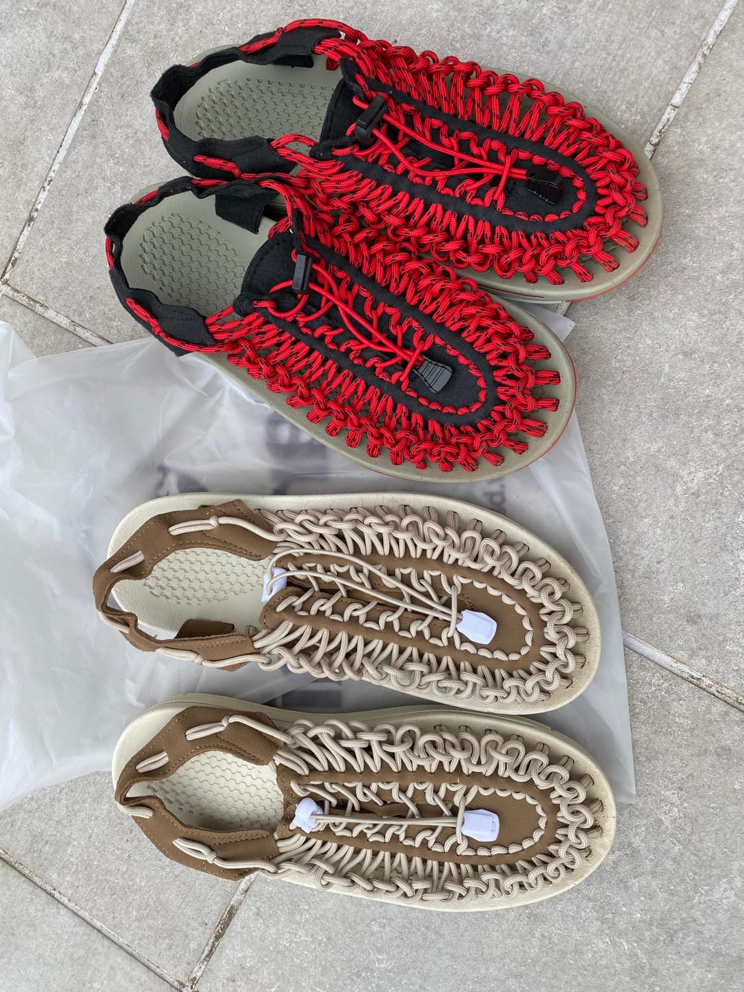 Customer photo review of Sandalias Outdoor WalkFree™ Unisex - Flexibles, Transpirables y Ultra Cómodas