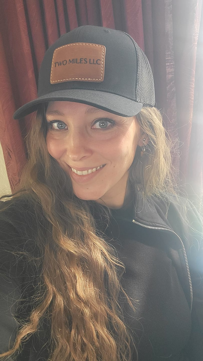 Customer photo review of Richardson 112 Flexfit Snapback Custom Leather Patch Hat