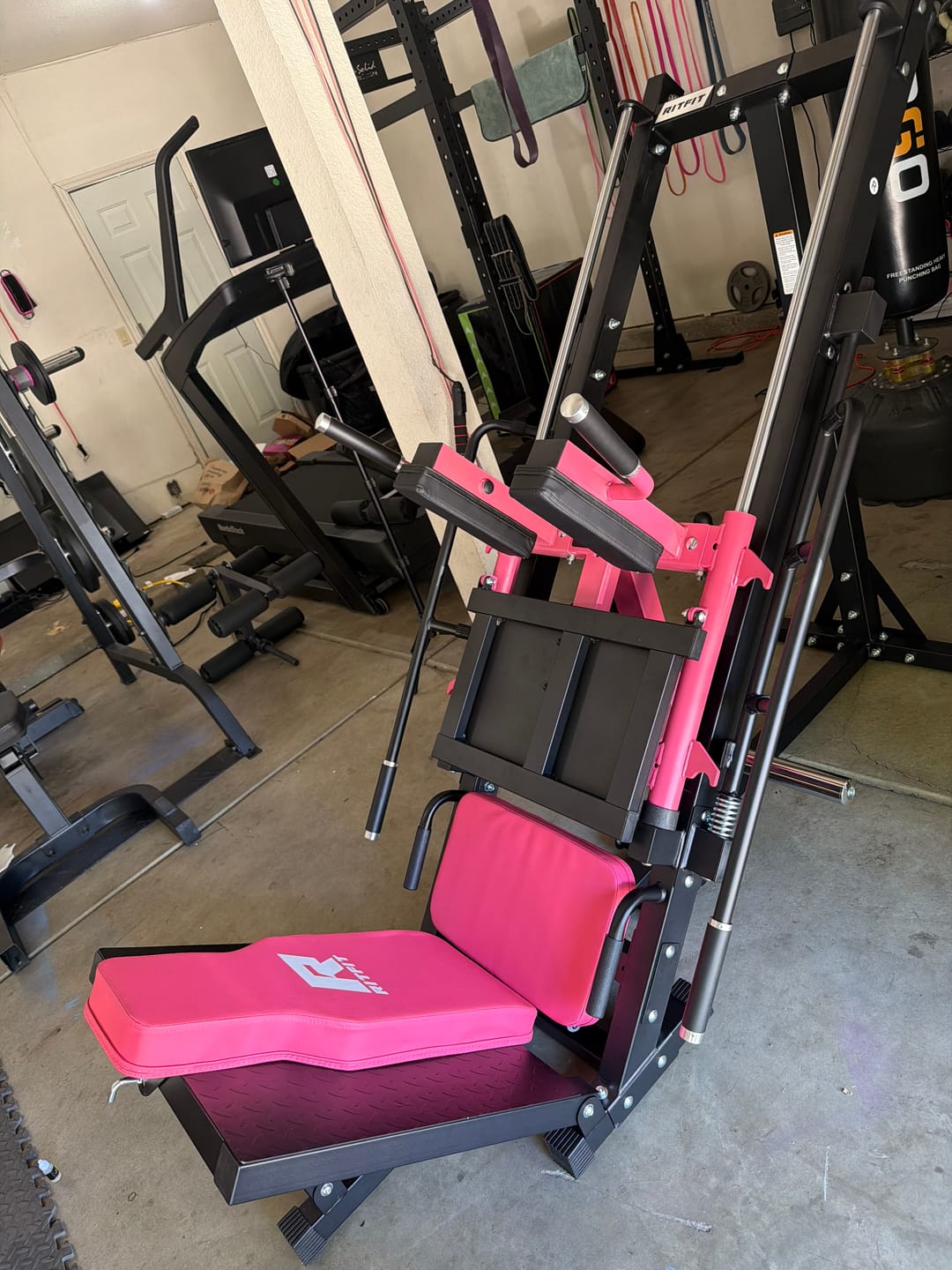 Customer photo review of RitFit BLP01 45 Degree 3-In-1 Leg Press Hack Squat and Calf Raise Machine