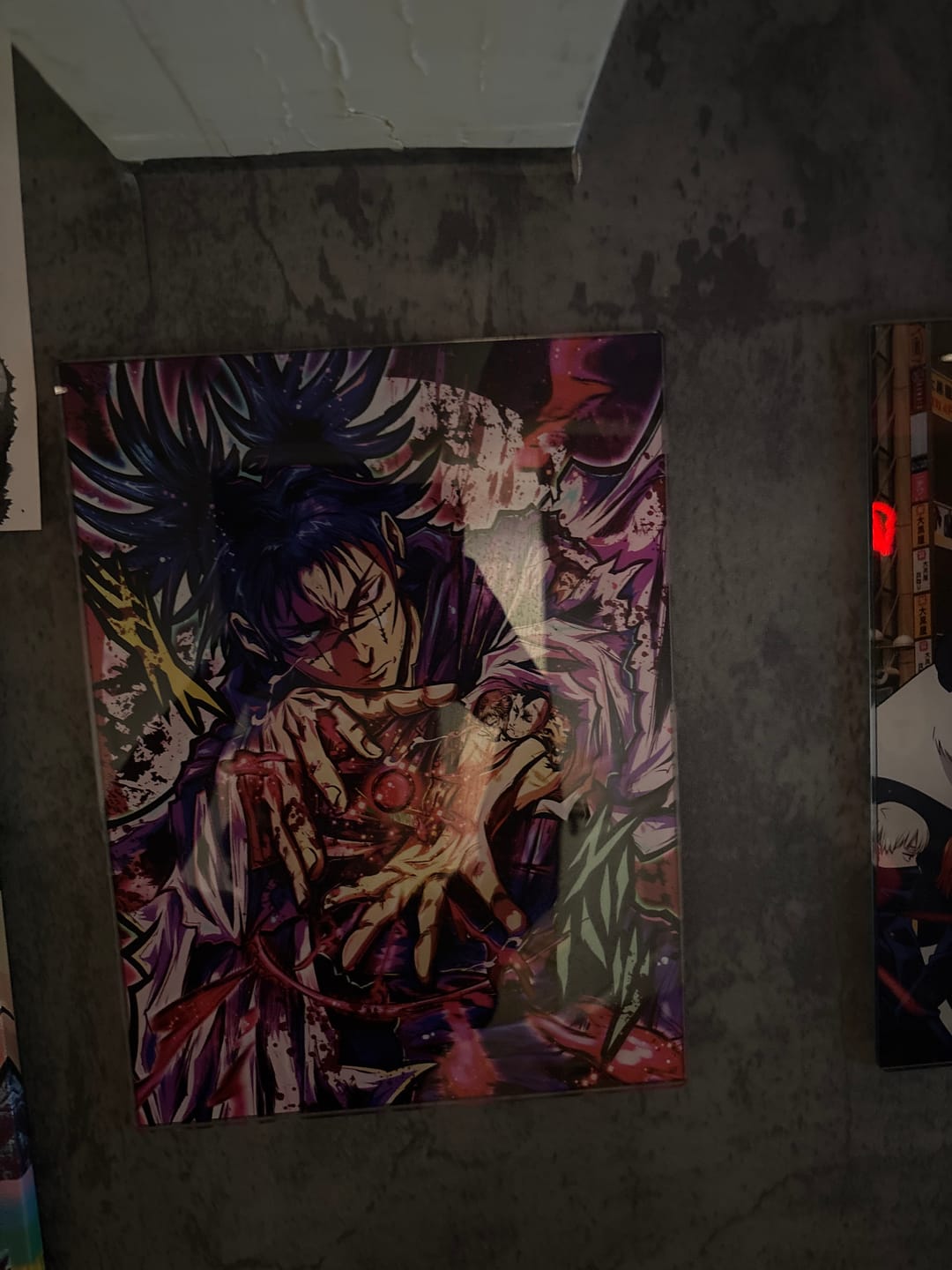 Customer photo review of Choso JJK Wall Art
