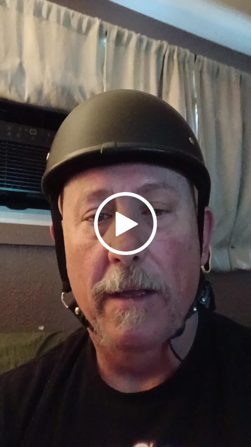 Customer video review of Lightweight Reversible DOT Curve Helmet / Matte Black