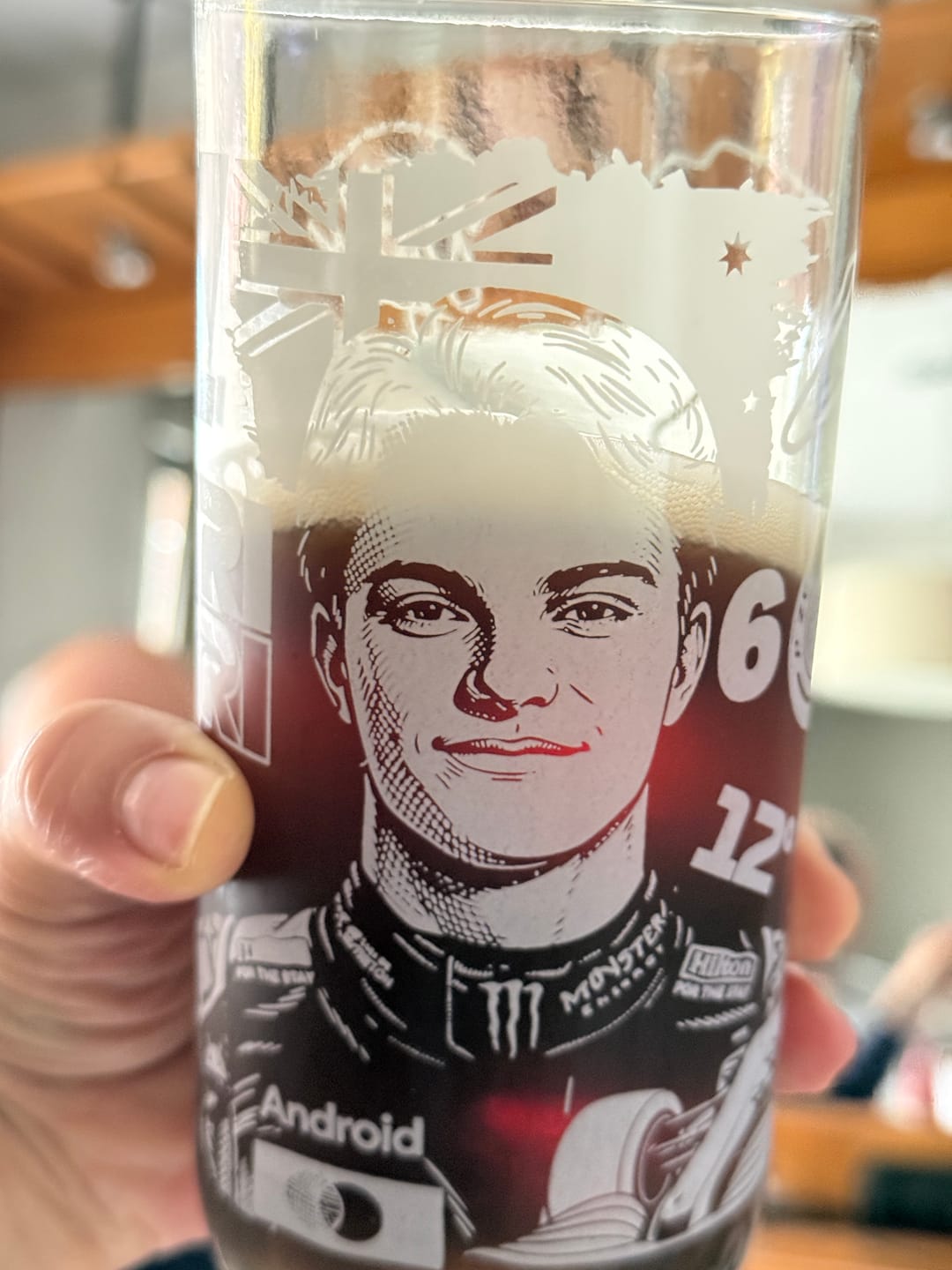 Customer photo review of Pole Position - Juego de 6 Vasos