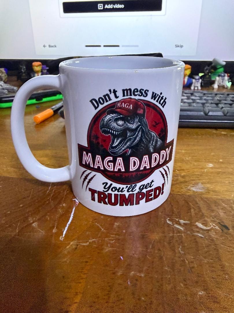 Customer photo review of "MAGA Daddy" Mug