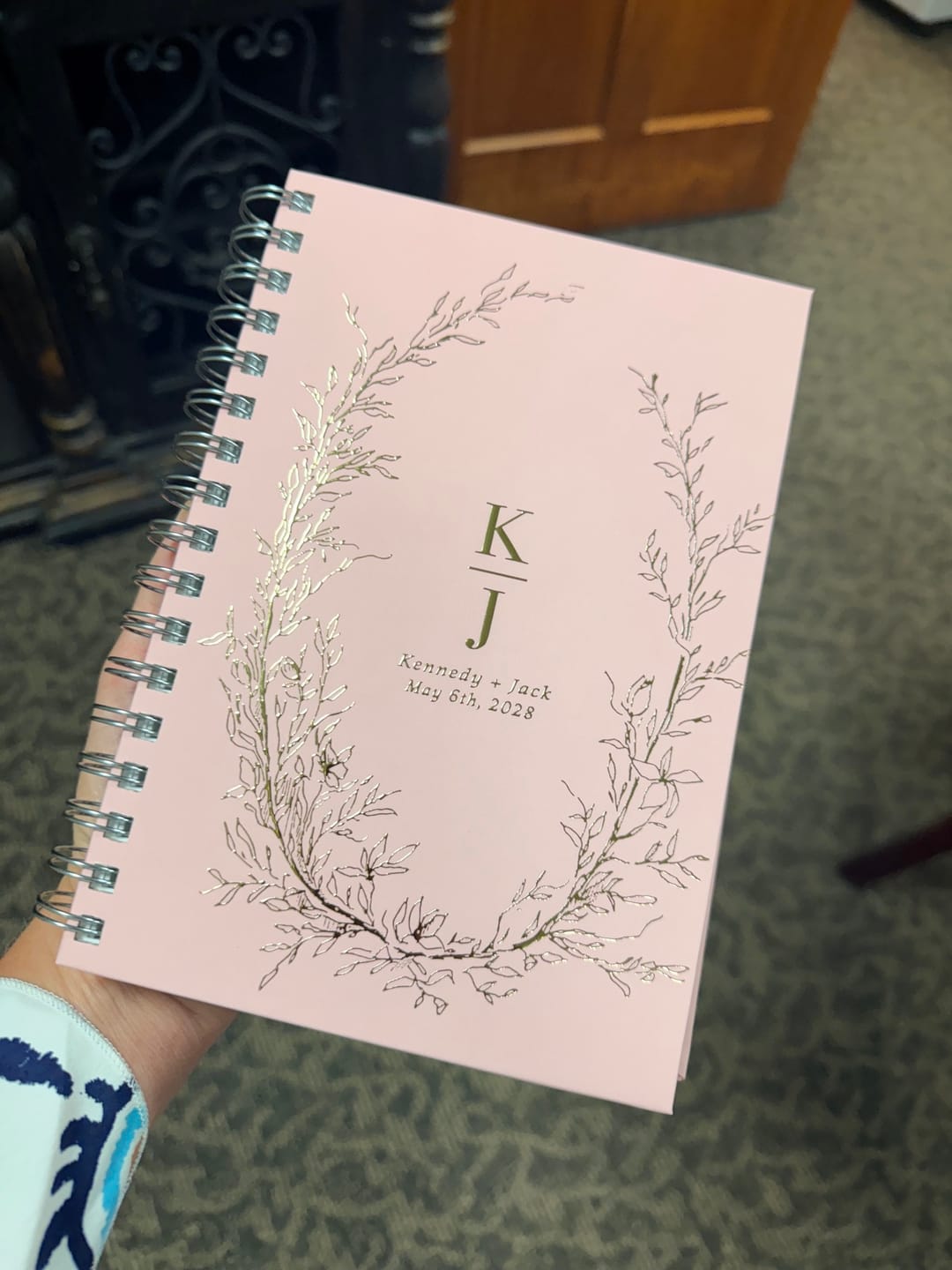 Customer photo review of Floral Wedding Planner