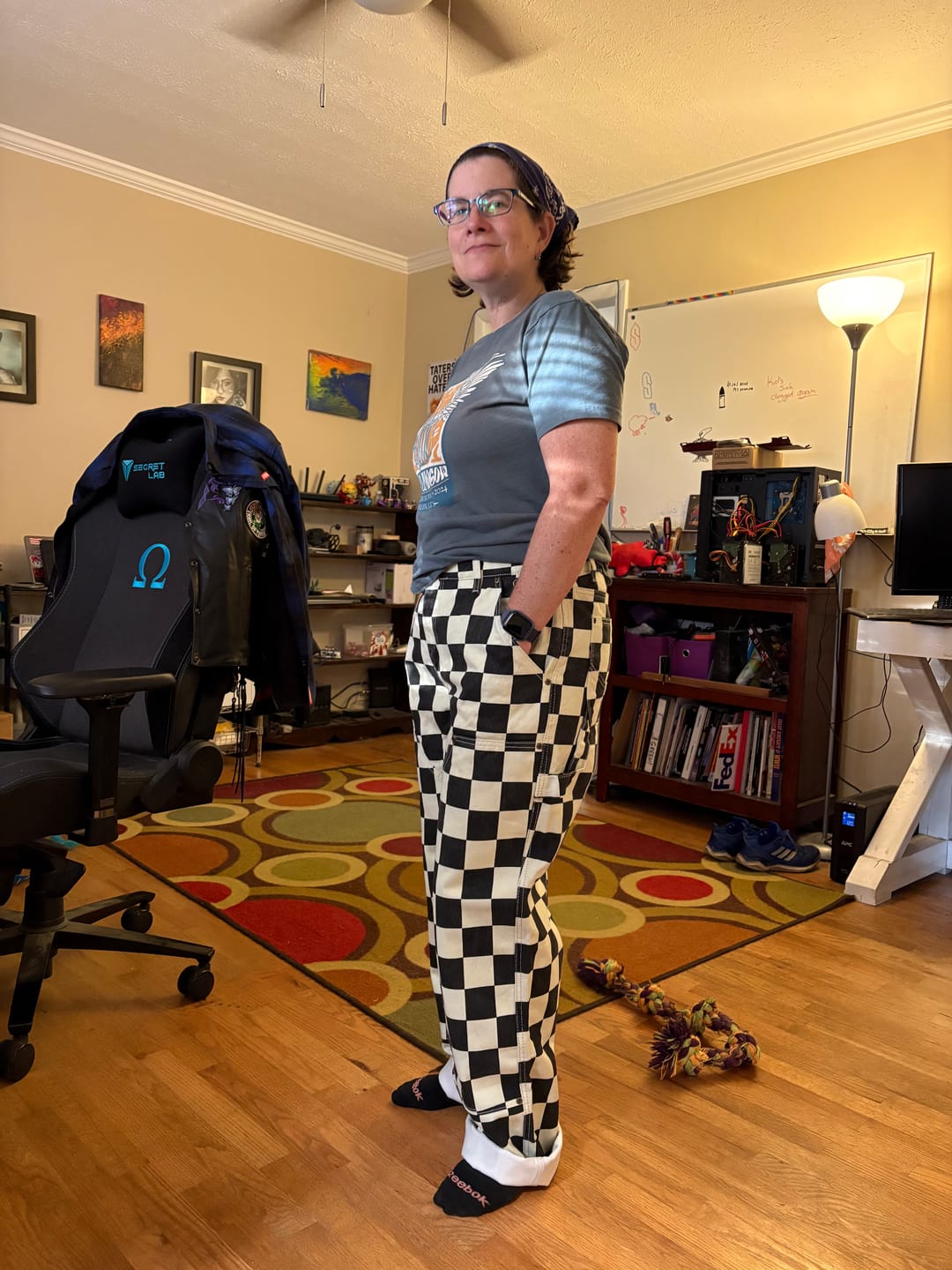 Customer photo review of Gravedigger Carpenter Pant - Checkered