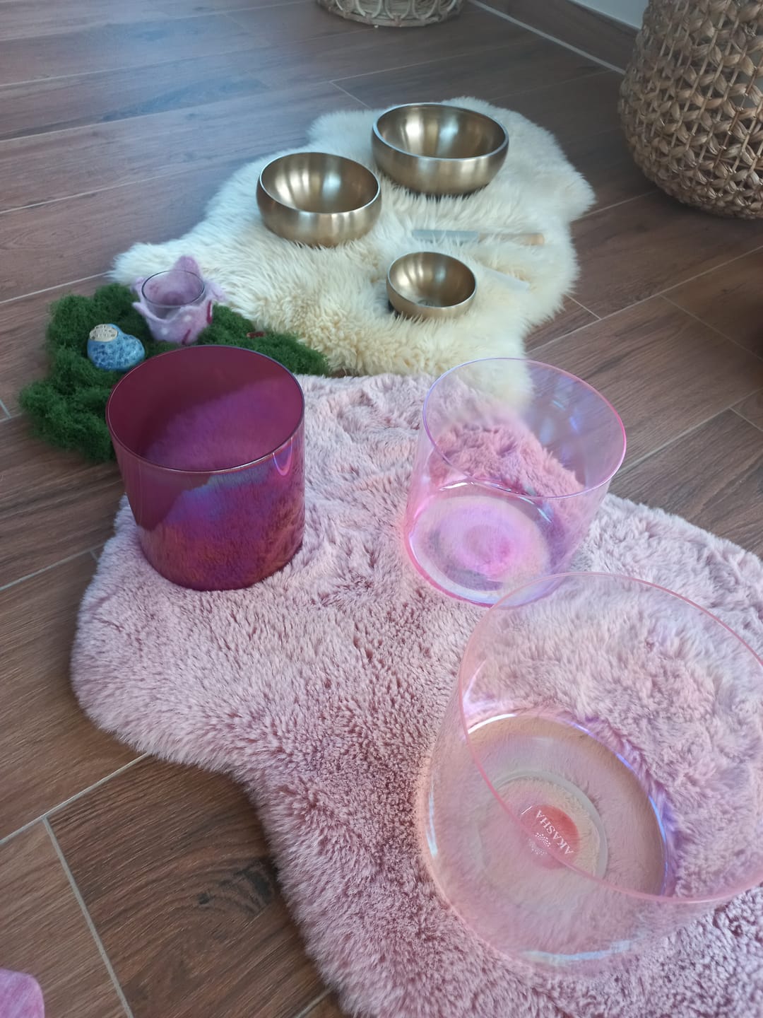 Customer photo review of "Sweet Surrender" Klangschalen Set AkashaBowls® 432 Hz