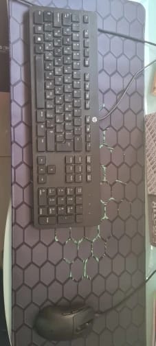 Customer photo review of Hexagon XXL Gaming Mouse Pad – Extended Non-Slip Desk Mat