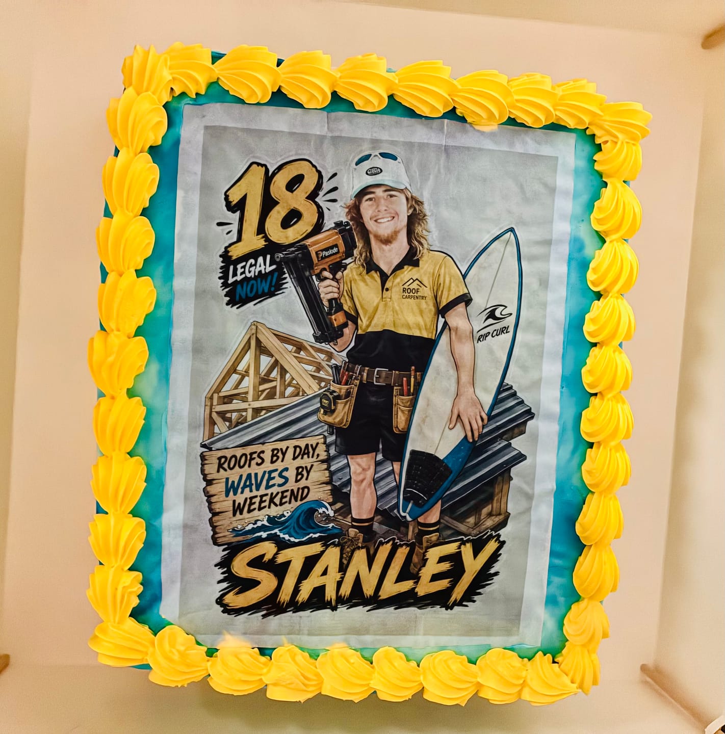Customer photo review of Wafer Paper (0.3mm thin) - A4 Rectangle Custom Edible Image