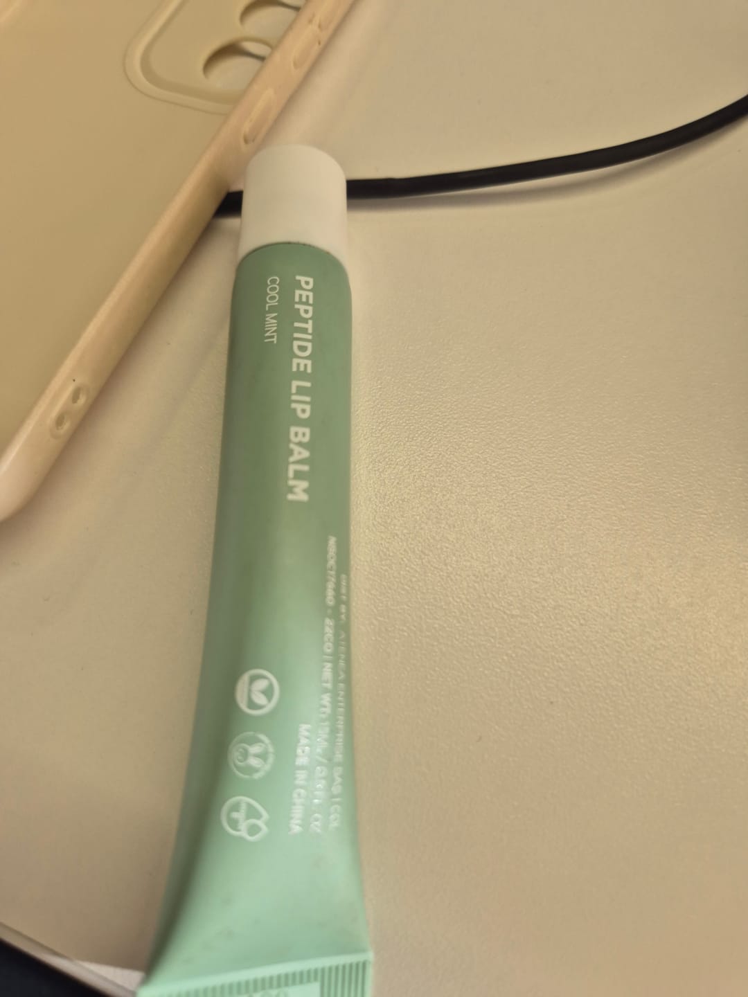 Customer photo review of PEPTIDE LIP BALM